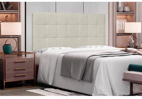 Cabeceira Painel Verona Para Cama Box Casal 140 cm Corino - D'Rossi - Bege