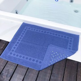 Toalha de Piso com Anti Derrapante Azul