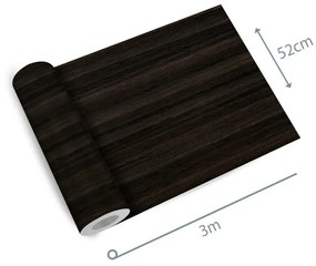 Adesivo de Parede madeira preta