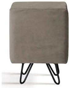 Puff Cube Fendi Base Estrela Preta 45cm - 62128 Sun House
