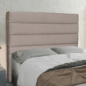 Cabeceira Cama Box Queen 160 cm Arles Linho Areia S04 - D'Rossi