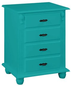 Mesa de Cabeceira 4 Gavetas - Wood Prime MY 25940