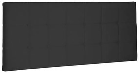 Cabeceira Painel Verona Para Cama Box Queen 160 cm Suede Preto - D'Rossi