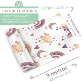 Papel Infantil Boho Meninas Transforme o quarto da sua filha