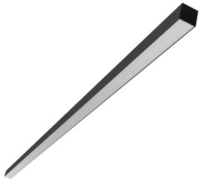 Perfil De Sobrepor Preto Para Fita Led 2m 120 Way