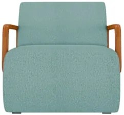 Poltrona Decorativa Orgânica para Sala Kit 2 Belarus Z08 Boucle Azul -