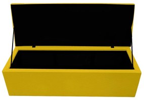 Calçadeira Copenhague 160 cm Queen Size Corano Amarelo - ADJ Decor