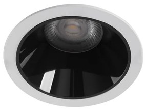 Plafon De Embutir Led 18w 1800lm 24 2700k Aluminio Branco Mira