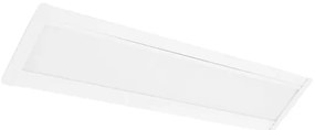 Plafon Led De Embutir Retangular Branco 35W - LED BRANCO FRIO (6500K)