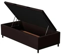 Base para Cama Box Baú Solteiro 88x188cm Hit I02 Corano Marrom - Mpoze