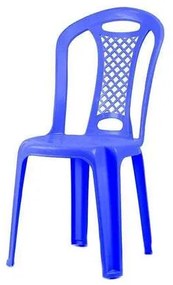 Cadeira Infantil Ceminha de Plástico Azul New Plas