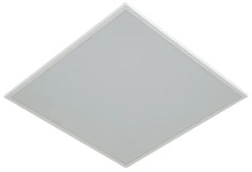 Plafon Led Embutir Edge Quadrado 20W Branco - LED BRANCO QUENTE (3000K)