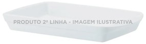 Forma Retangular Com Alça 40 Cm Porcelana Schmidt - Mod. Calorama 2° Linha