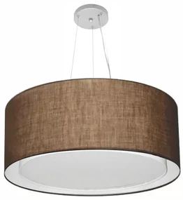 Pendente Cilíndrico Café MJ-4302 Para Mesa de Jantar e Estar