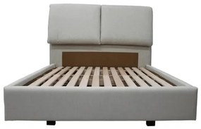 Cama One Touch Casal Tecido Linho Marfim 138cm - 74698 Sun House