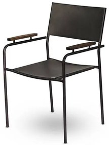 Cadeira Caraiva com Apoio de Braco Preto Fosco 57cm - 66429 Sun  House
