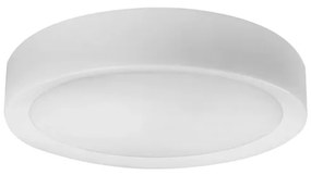 Plafon De Sobrepor Aluminio Branco 40cm Ring