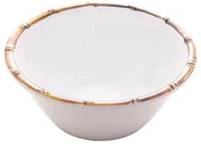Bowl Melamina Bambu Branco 15x6cm 28313 Bon Gourmet