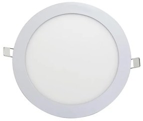 Plafon Led Embutir Redondo Branco 18W Yamamura - LED BRANCO FRIO (6000K)