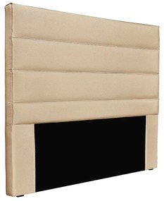 Cabeceira Cama Box Solteiro 90 cm Arles Linho S04 - D'Rossi - Dourado