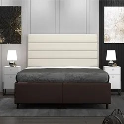 Cabeceira com Base Cama Box Casal Queen 158x198 Hit ID5 Corano Marrom/