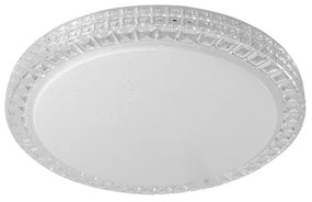 Plafon Led Sobrepor Branco Transparente 24W Yamamura - LED BRANCO FRIO (5000K)