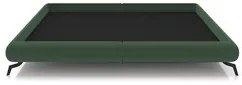 Cama Queen Base Box 158x198cm Pés de Ferro Cold P02 Veludo Verde - Mpo