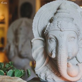 Cabeça de Ganesh 30cm | Marmorite