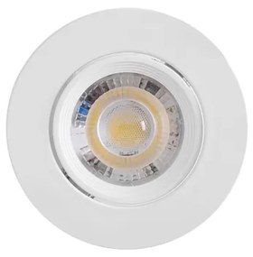 Plafon Led Embutir Redondo Branco 3w 6500k