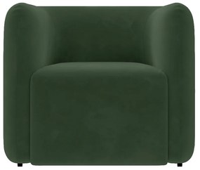 Poltrona Sala de Estar Decorativa Laguna Veludo Verde K01 - D'Rossi