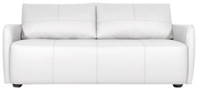 Sofá Decorativo Sala de Estar Lily 2 Lugares 180cm Couro Branco G34 - Gran Belo