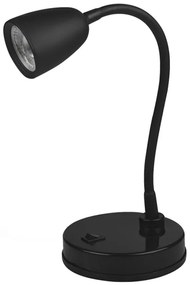 Luminaria De Mesa Led Preto 4w 3000k Luz Amarela Yamamura