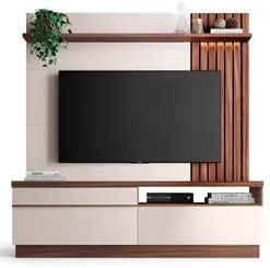 Home Theater Para TV até 70 Pol. Trancoso Nogueira Real/Off White - Co