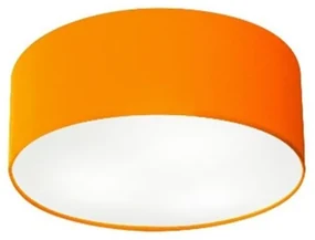 Plafon Para Corredor Cilíndrico SC-3005 Cúpula Cor Laranja