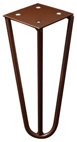 Pé de Metal 15 CM Hairpin Legs Mesas de Centro Puffs Bronze G41