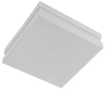 Plafon Led Sobrepor Quadrado 9w Branco Bilbao