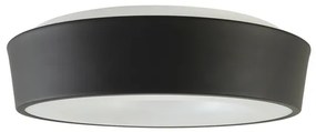 Plafon Led Sobrepor Redondo 16,8W 3000K Apollo - PRETO