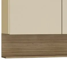 Armário de Cozinha 3 Peças Balcão 150cm com Tampo Lina16 K02 Vanilla/F