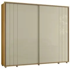 Guarda Roupa Casal 278cm 2 Portas 4 Espelhos Mya Opala/Cumaru Z10 - Mp
