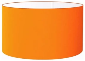 Cúpula Abajur Cilíndrica Cp-7028 Ø60x30cm Laranja