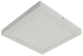 Plafon Led Sobrepor Aluminio Branco 18W Yamamura - LED BRANCO FRIO (6000K)