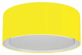 Plafon Cilíndrico Duplo Vivare Md-3036 Cúpula em Tecido 50x25cm - Bivolt