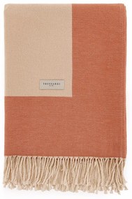 Manta Trussardi Carmelina 100% Algodão Grano e Coralli