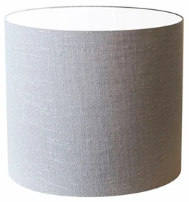 Cúpula Abajur Cilíndrica Cp-8012 Ø30x25cm Rustico Cinza