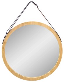 Espelho Decorativo com Moldura em Madeira 40 cm - D'Rossi