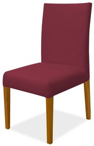 Kit 4 Cadeiras de Jantar Milan Veludo Vermelho