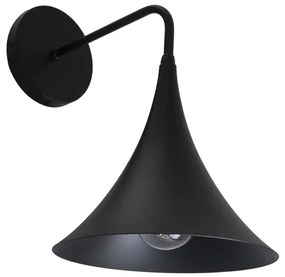 Arandela Aluminio Preto Ip62 Campana Uno