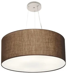 Pendente Cilíndrico Café MJ-4135 Para Mesa de Jantar e Estar