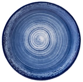 Prato Sobremesa 21Cm Porcelana Schmidt - Dec. Esfera Azul 2413