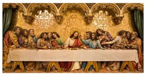 Quadro Decorativo Santa Ceia 1 - KF 50173